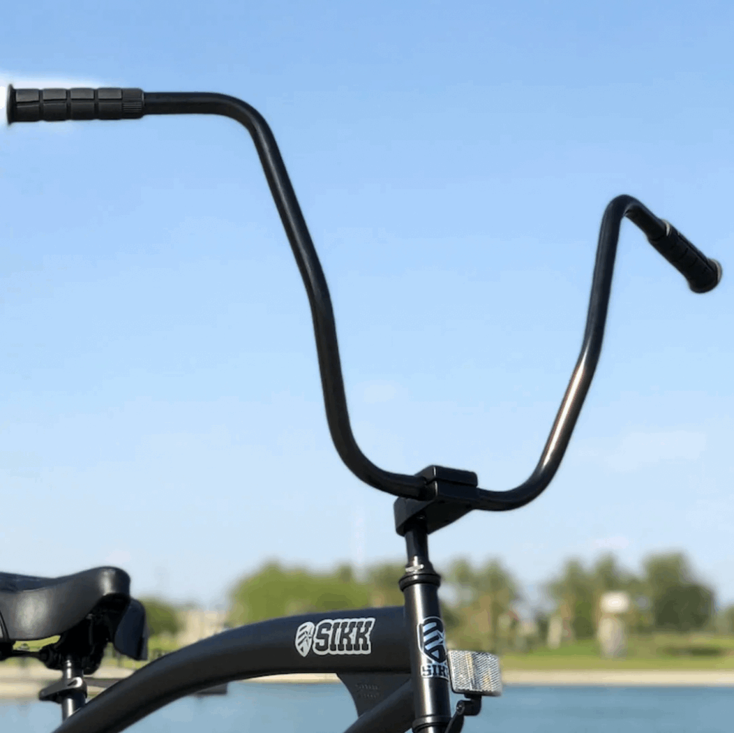 SIKK OEM Black Ape Hanger Handle Bar - SIKK BICYCLES