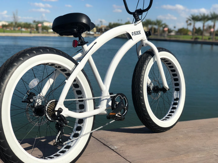 **Back In Stock!** SIKK SS Aluminum Frame STORMTROOPER 7 Speed UFO Fat Tire Cruiser