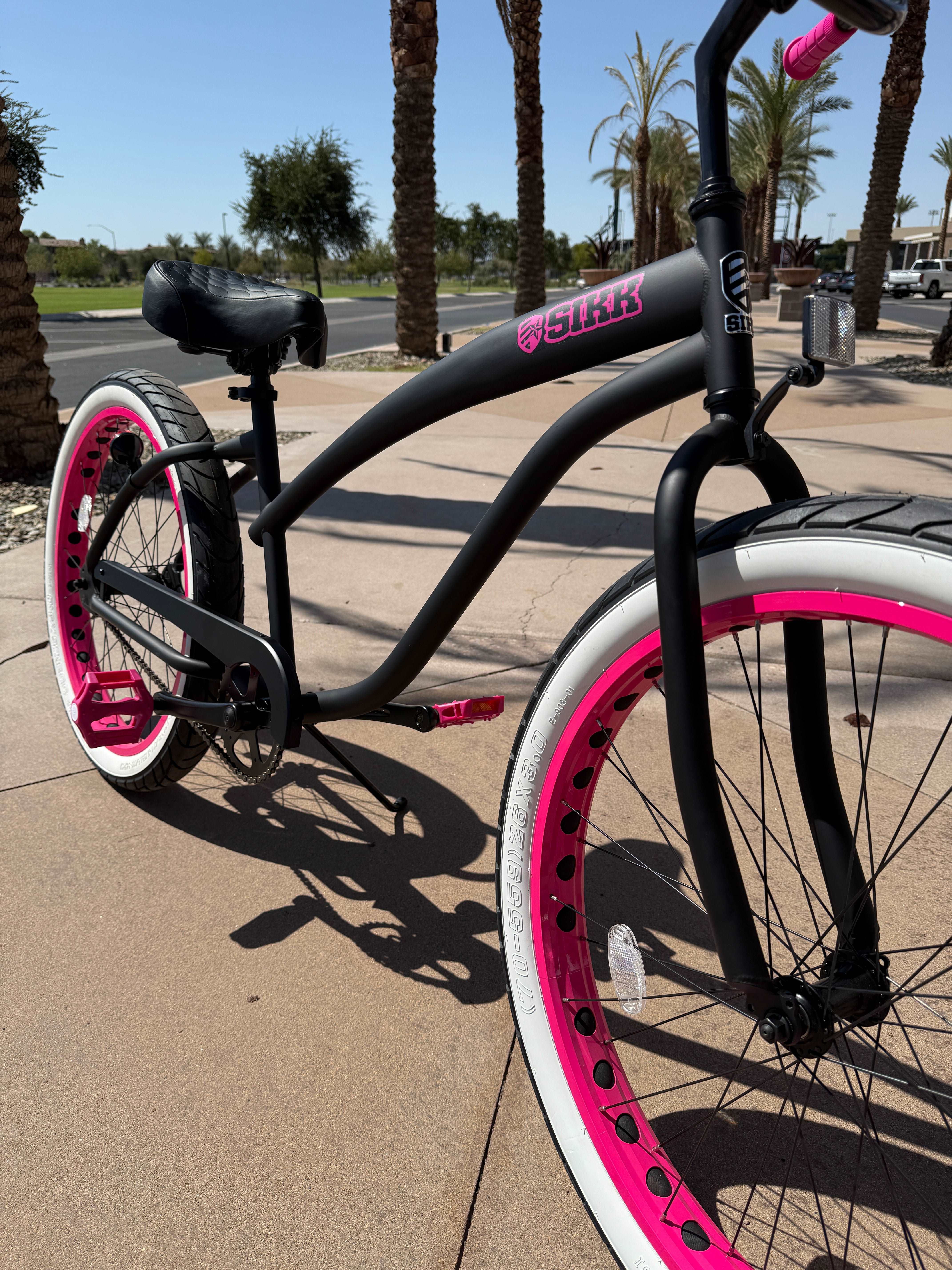COIKE SUPLEX #261 クリアーピンク SIKK Wide Ride Ladies - Flat w Pink - Single Speed