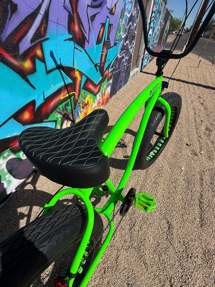 **New Color!** SIKK UFO Fat Tire 7 Speed Green Frame Black Wheels