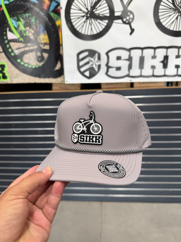 SIKK Bike Logo Anyrope Performance Snapback Hat