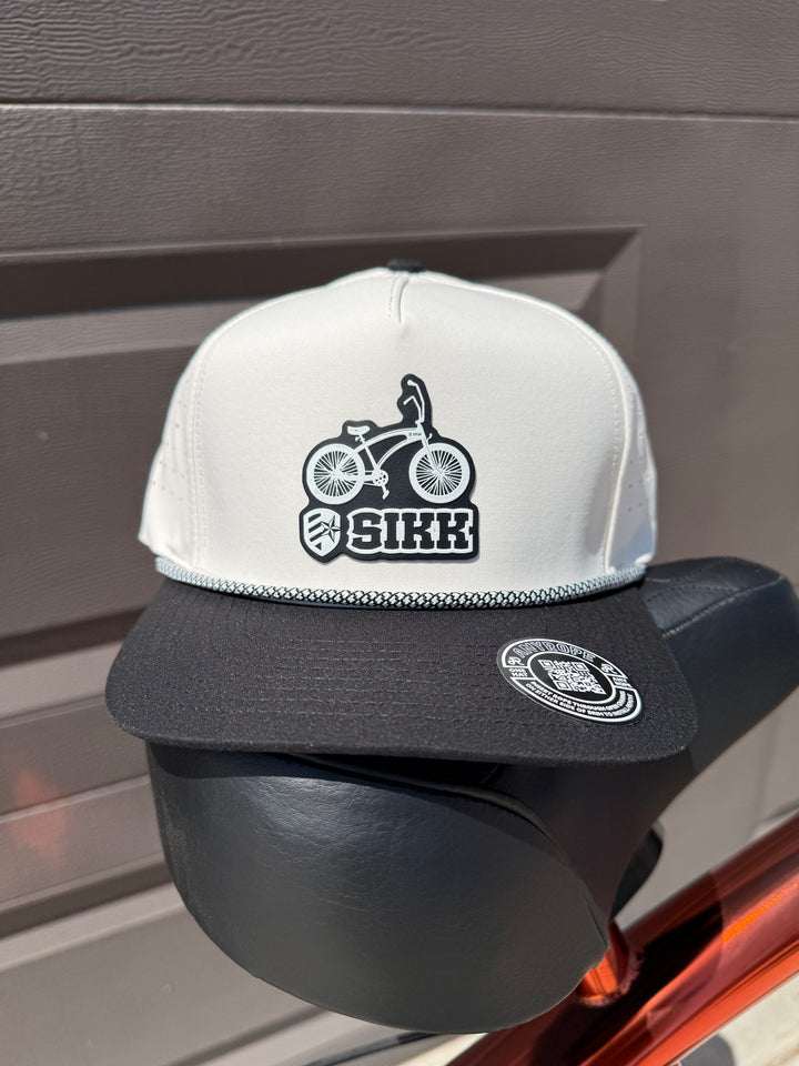 SIKK Bike Logo Anyrope Performance Snapback Hat