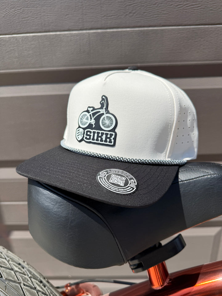 SIKK Bike Logo Anyrope Performance Snapback Hat