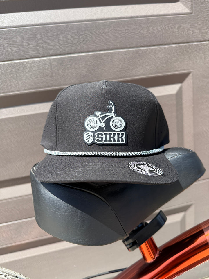 SIKK Bike Logo Anyrope Performance Snapback Hat