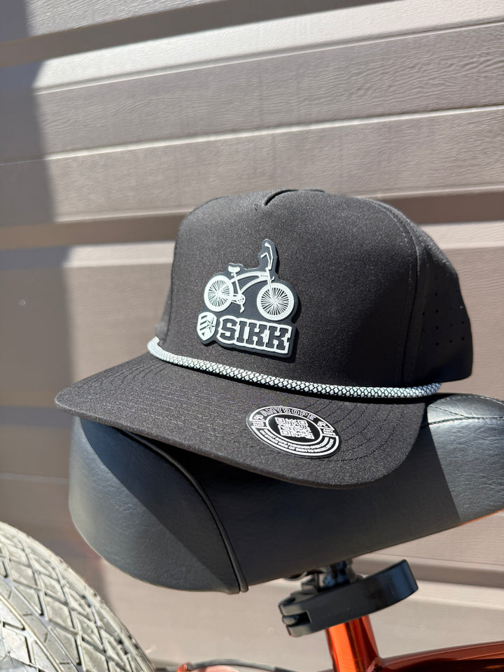 SIKK Bike Logo Anyrope Performance Snapback Hat