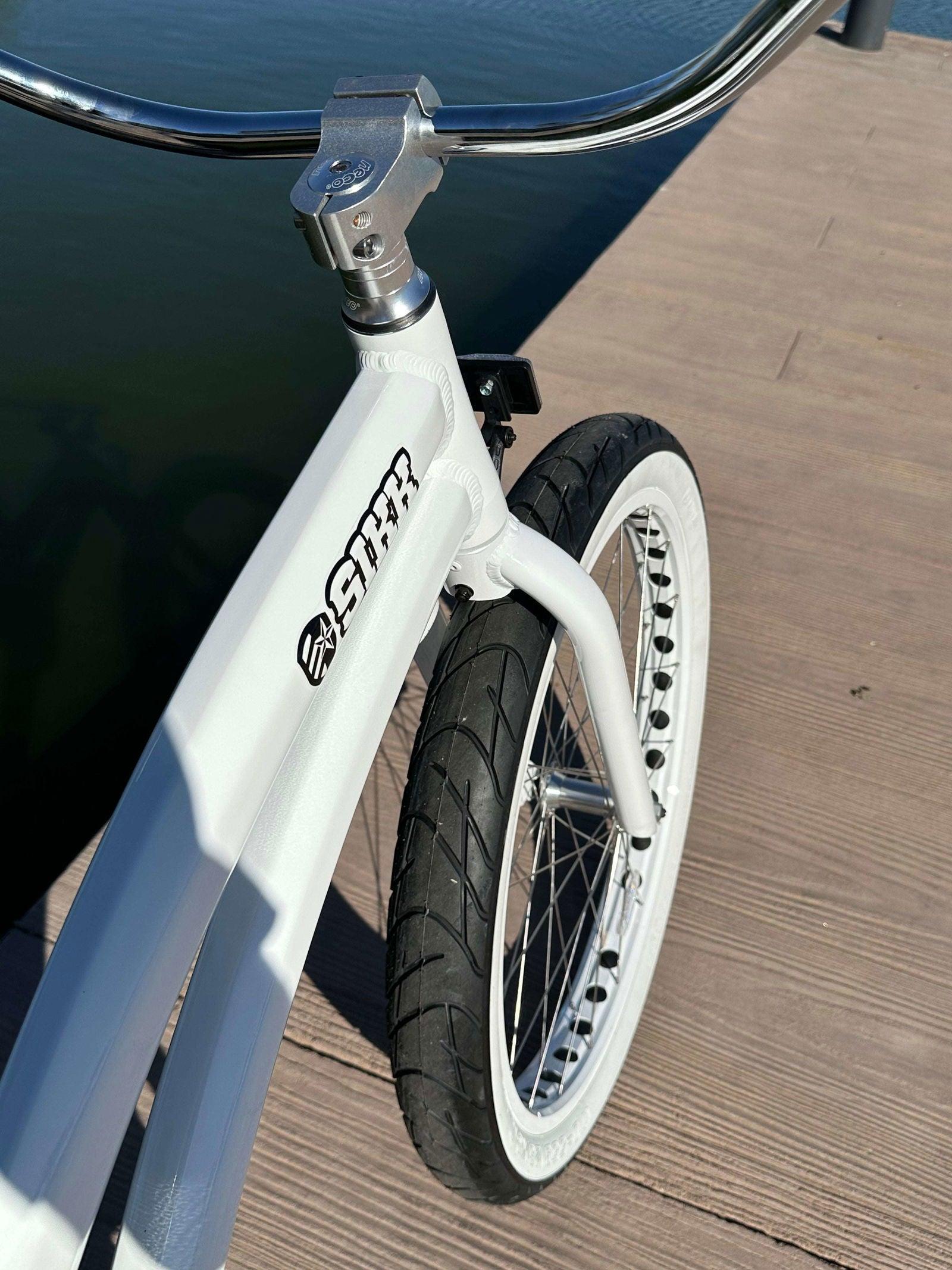 Ladies SIKK Wide Ride SS Aluminum Frame Single Speed White Frame White SIKK BICYCLES