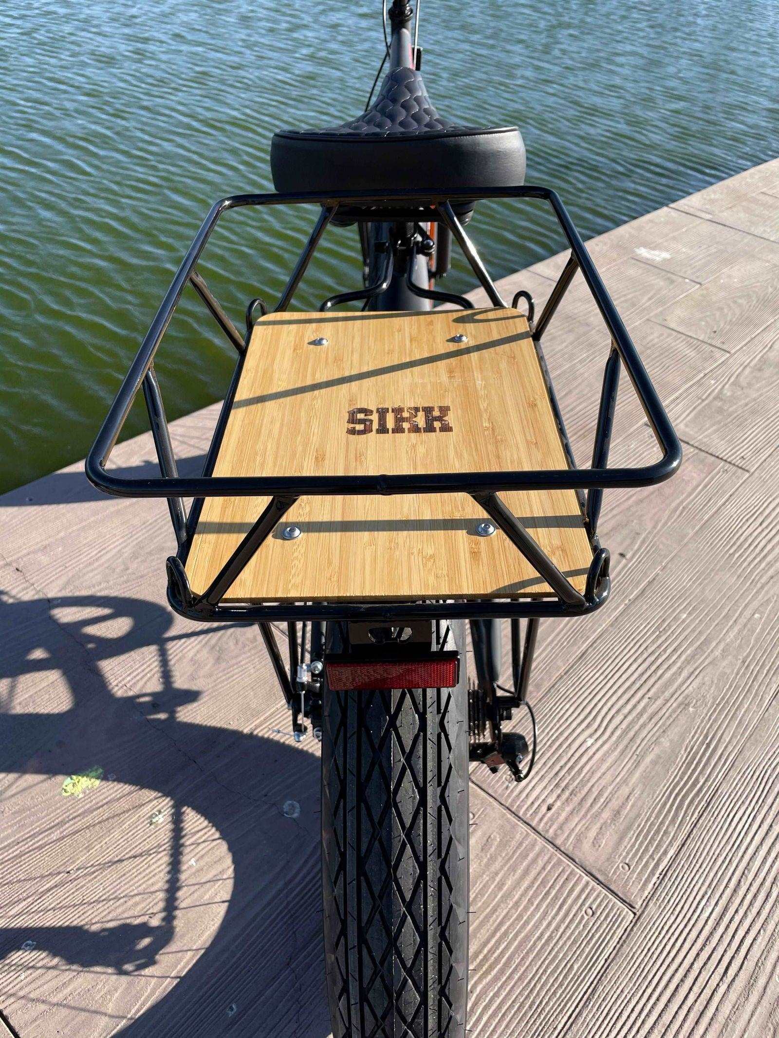 Custom Back Rack Design SIKK Custom Rear Cargo Rack – Enhance Your Cruiser – SIKK BICYCLES