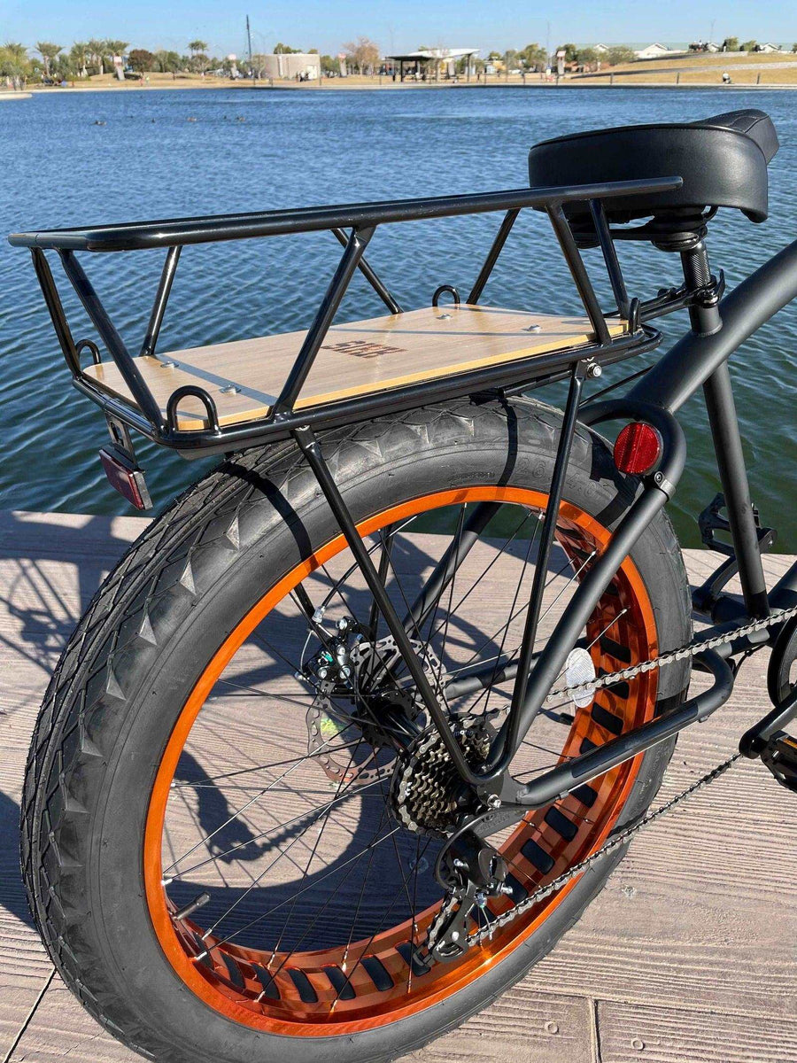 Custom Back Rack Design SIKK Custom Rear Cargo Rack – Enhance Your Cruiser – SIKK BICYCLES