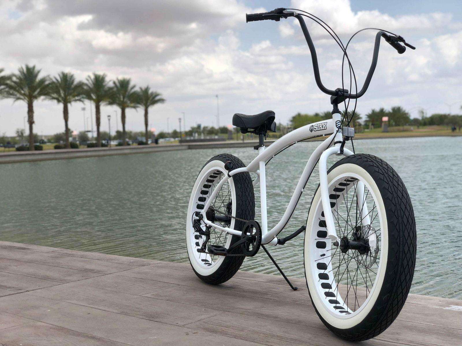 PRE-ORDER** SIKK UFO Men's Fat Tire 7 Speed Cruiser STORMTROOPER