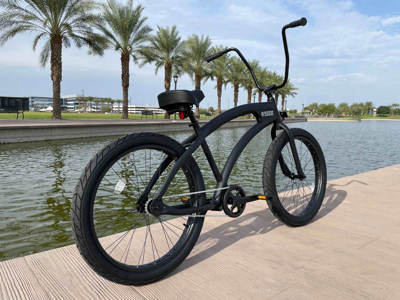 SIKK Wide Ride SS Aluminum Frame Single Speed Flat Black