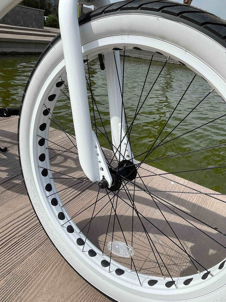 SIKK Wide Ride SS Aluminum Frame Single Speed Stormtrooper White - SIKK BICYCLES