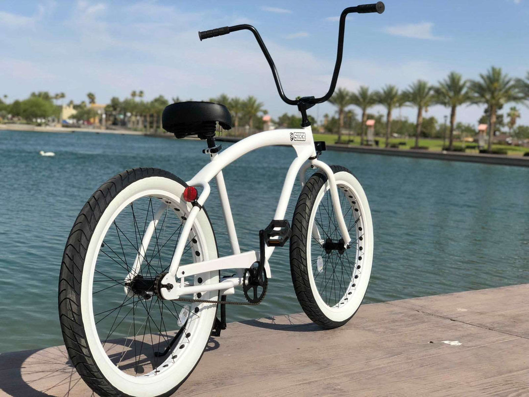 SIKK Wide Ride Single Speed 3in Tire Cruiser Flat Stormtrooper - SIKK BICYCLES