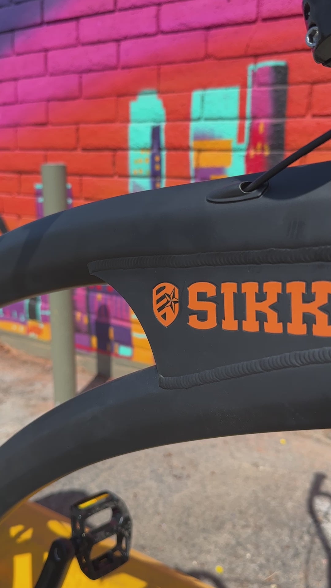 Sikk SS Aluminum Frame Flat Black- Copper Wheels 7 Speed UFO Fat Tire Cruiser