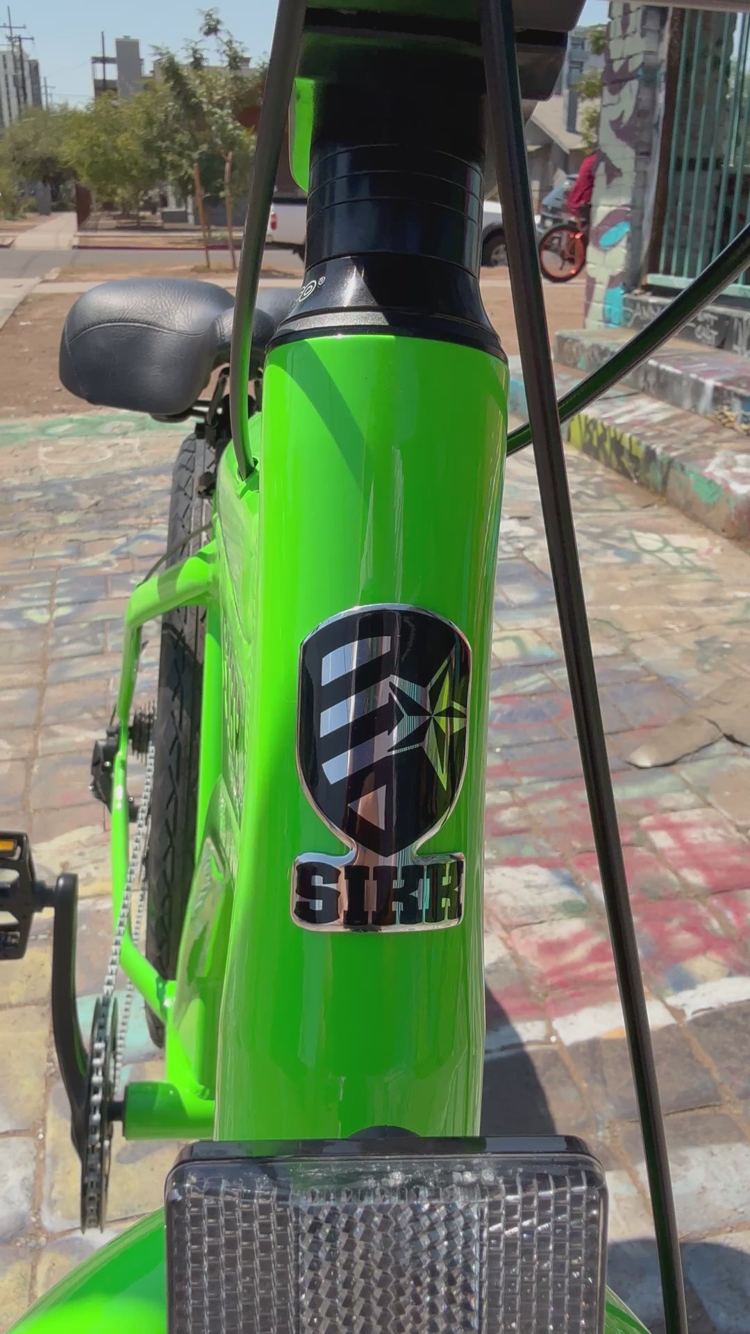 *NEW COLOR* SIKK SS Aluminum Green Frame 7 Speed UFO Fat Tire Cruiser