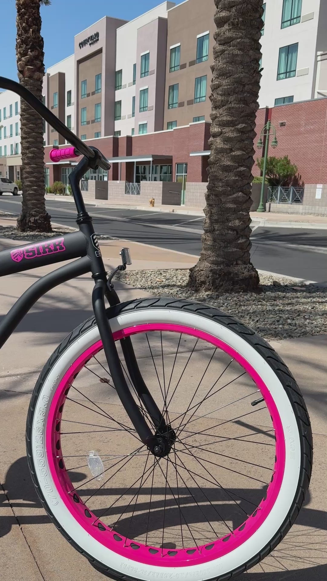 SIKK Wide Ride Ladies - Flat w Pink - Single Speed